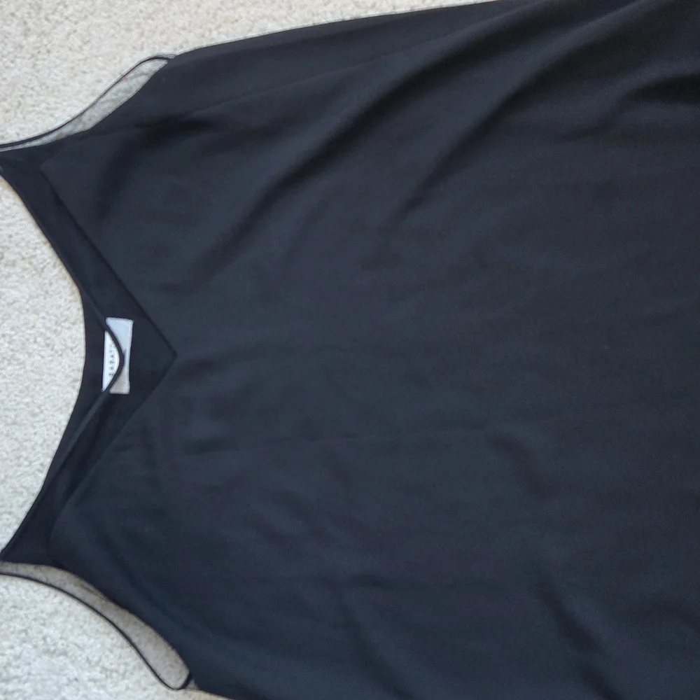 Babaton Black Mesh Camisole Top - Picture 2 of 6